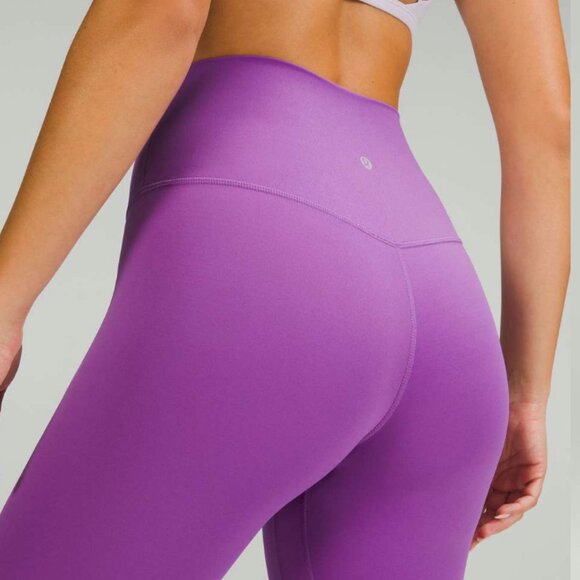 LuLuLemon NWOT, Align High Rise crop, 23", women's size 18, moonlight magenta. - Picture 9 of 9